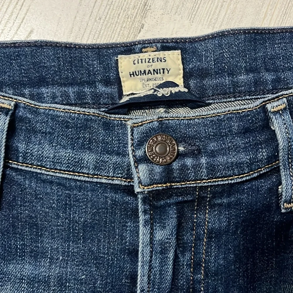 Citizens of Humanity Fleetwood Petite High Rise Flare Jeans Size 32 - Picture 6 of 13